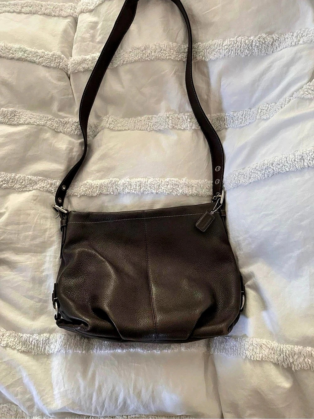Coach Brown Leather Crossbody Bag